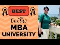 How to choose mba college in india  best online mba college   best mba university for online mba
