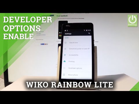 How to Turn On Developer Options in WIKO Rainbow Lite - Enable USB Debugging
