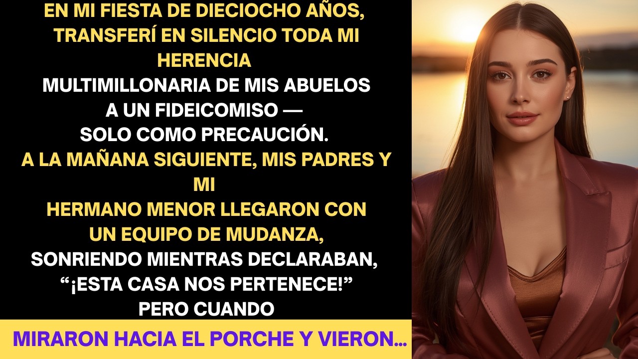 A los 18 puse mi herencia en un fideicomiso; al tomar mi casa, descubrieron quién mandaba 🗝️