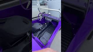 part11 MEYERS MANZ BRILLIANT LIGHT PURPLE VW DUNE BUGGY BUILDING THE DROP DOWN DASHBOARD #vw #buggy