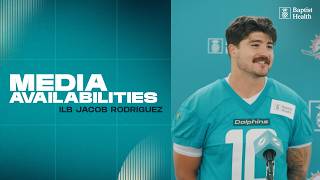 ILB Jacob Rodriguez meets with the media | Miami Dolphins