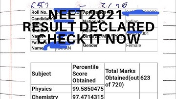 NEET 2021 RESULT DECLARED 😳😳 HOW TO CHECK YOUR RESULTS AND RANK.🎉🎉