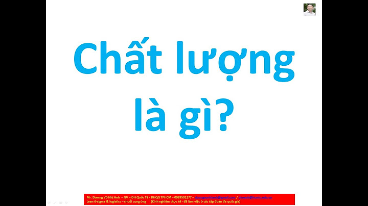 Ví dụ về chi phí chất lượng kém