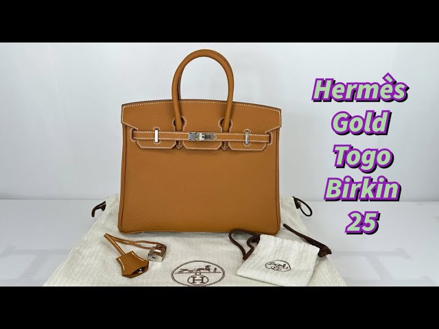 Hermès Birkin 25 Gold Togo Palladium Hardware PHW — The French Hunter