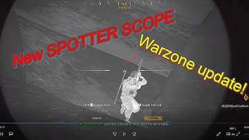 NEW SPOTTER SCOPE IN WARZONE!