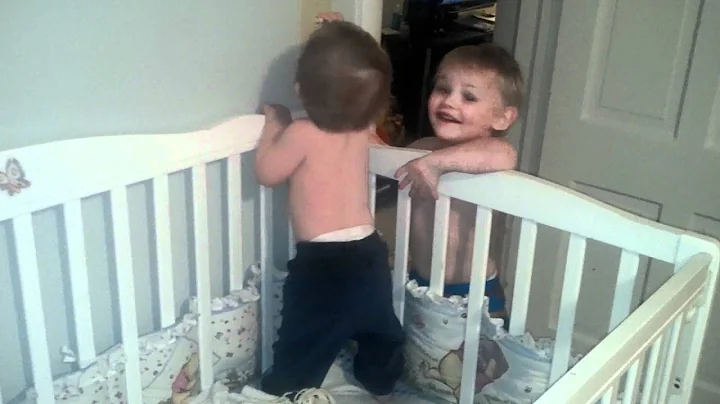 Peek a boo with the babies