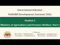 NABARD Development Assistant 2026 | Most Important Government Schemes for Mains | (Part – 1)
