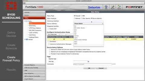 FortiGate Cookbook   BYOD Scheduling 5 0