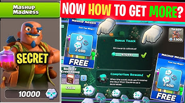 FREE MASHUP MEDALS BY SUPERCELL AFTER COMPLETING ALL TRACK 🤩 | HOW TO GET MORE MASHUP MEDALS IN COC