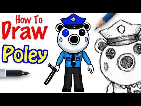 How To Draw Poley Roblox Piggy Youtube - parasite piggy roblox drawing