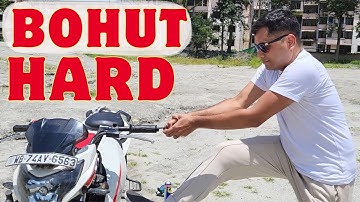 Apache 200 Handlebar Weight Balancer || Installing Handlebar Mirror on TVS Apache 200 4V