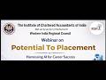 Webinar on Potential To Placement Harnessing AI for Career Success 29th April 2026
