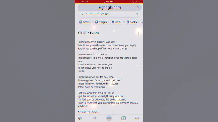 kill bill lyrics #foryou #shorts #killbill #sza #lyrics