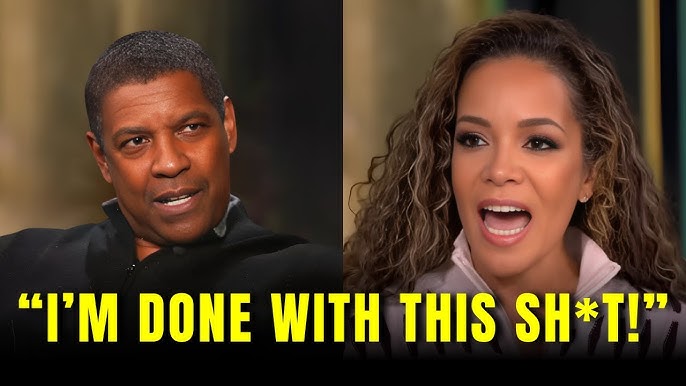 I'm DONE With This Show! — Denzel Washington WALKS OFF The View DESTROYING  Sunny Hostin on Live TV