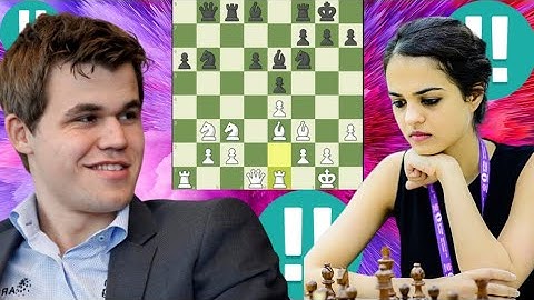Chess game 16, Magnus Carlsen vs Tania Sachdev