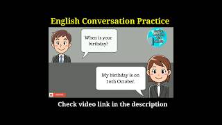 English Conversation Practice|| Daily English Conversation shorts shortvideo youtubeshorts