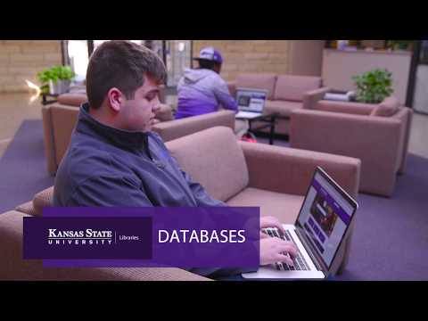 Discover K-State Libraries: Databases