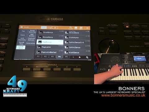 Yamaha PSR SX920 Keyboard Latin World Styles Part 2 3
