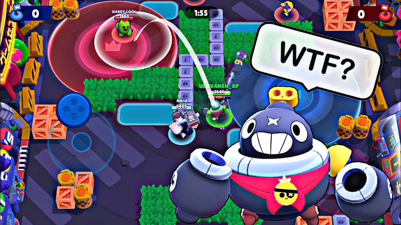 TICK GAMEPLAY BRAWL STARS BEST BRAWLER FOR HOT ZONE ?? TROPHY