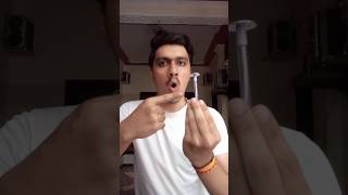 Pen and coin magic trick in Hindi?#magic #jadu #paper #coin #india #viral #rubber