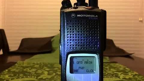 Motorola XTS5000 VHF Analog Audio Demo
