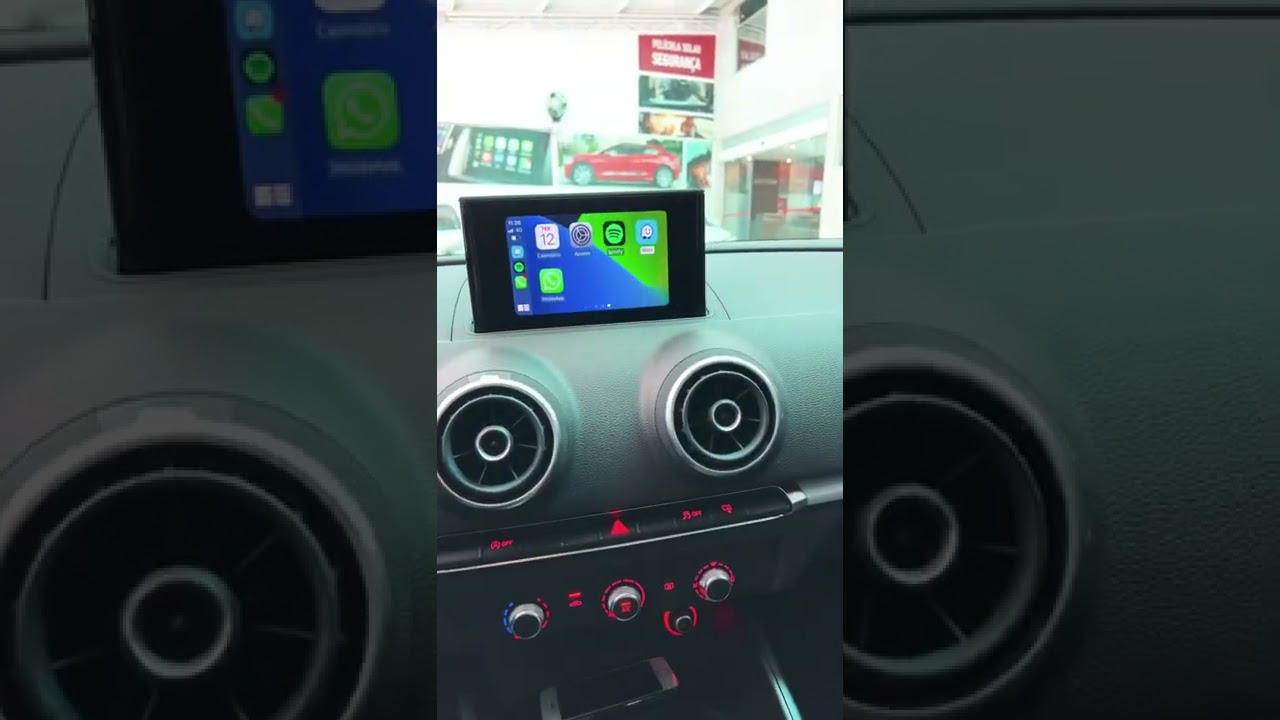 Audi A3 | 2015 - instalação CarPlay (wireless) - Artsomauto