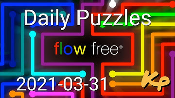 Flow Free - Daily Puzzles - 2021-03-31 - March 31st 2021
