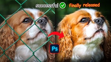 How to remove Fence (object)-short photoshop tutorial #shorts #photoshop #tutorial #PhotoEditing