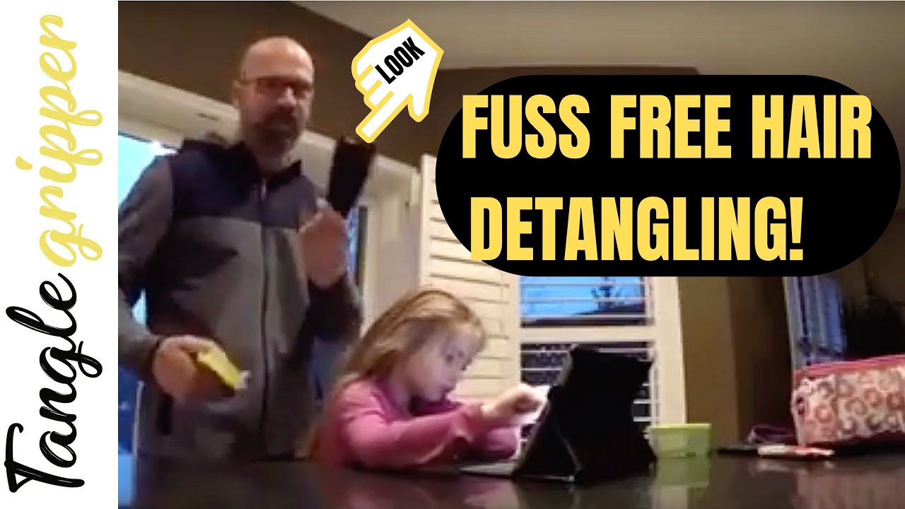 How To Detangle Kids Hair Quick With No Fuss No Pain Youtube