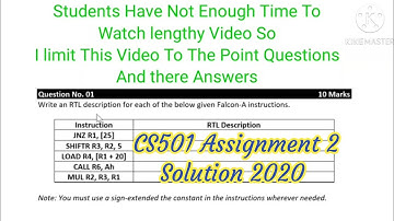 Cs501 Assignment 2 Solution 2020 Concept Building