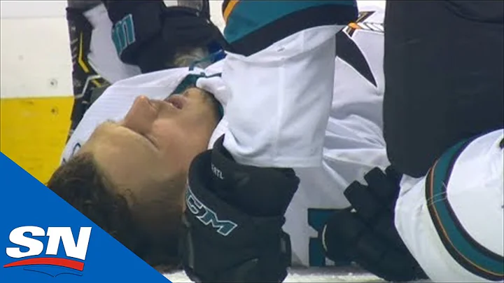 Gruesome Looking Leg Injury Sends Sharks' Radim Si...