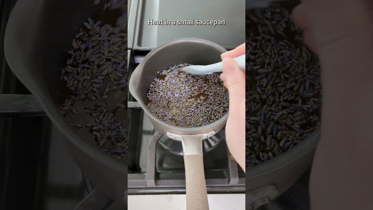 Honey Lavender Syrup | Quick and Easy Floral Honey Syrup for Cocktails and More | The Floral Apron