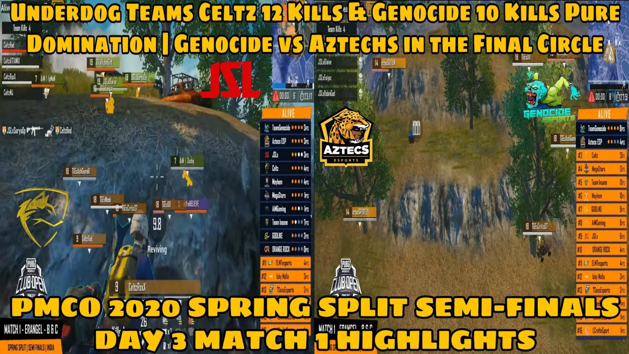 Underdog Team Celtz & TGE Domination | TGE vs Aztecs | PMCO 2020 SS Semi-finals Day 3 Match 1 Hglts