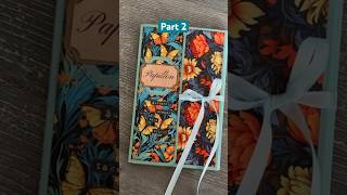 Part 2: Making a gorgeous butterfly folio!😊 #junkjournal #ephemera #cardmaking