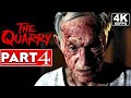 THE QUARRY Gameplay Walkthrough Part 4 [4K 60FPS PC ULTRA] -  No Commentary (FULL GAME)