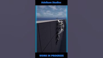 DEVLOG -- IK-CLIMBING SYSTEM WORK IN PROGRESS  #gamedevelopment #shorts #fyp