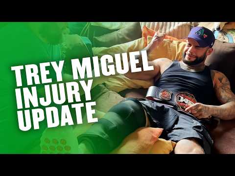 Trey Miguel Gives Update on Broken Knee Cap