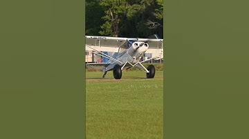 Coming down quick with wind coming over the trees He adds a bit of throttle to prevent a hard hit