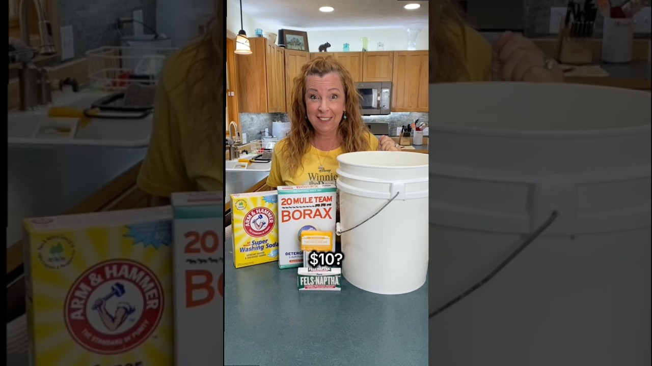 HOMEMADE LAUNDRY DETERGENT! Under $10!