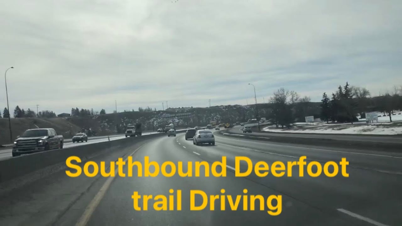 Deerfoot Trail Southbound Driving, Calgary, Alberta, Canada 🇨🇦 YouTube