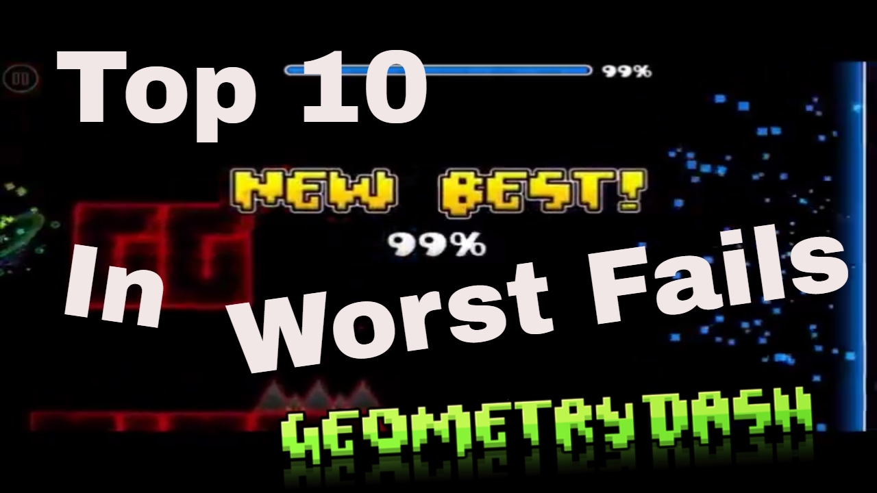 Top 10 worst fails in Geometry Dash - YouTube