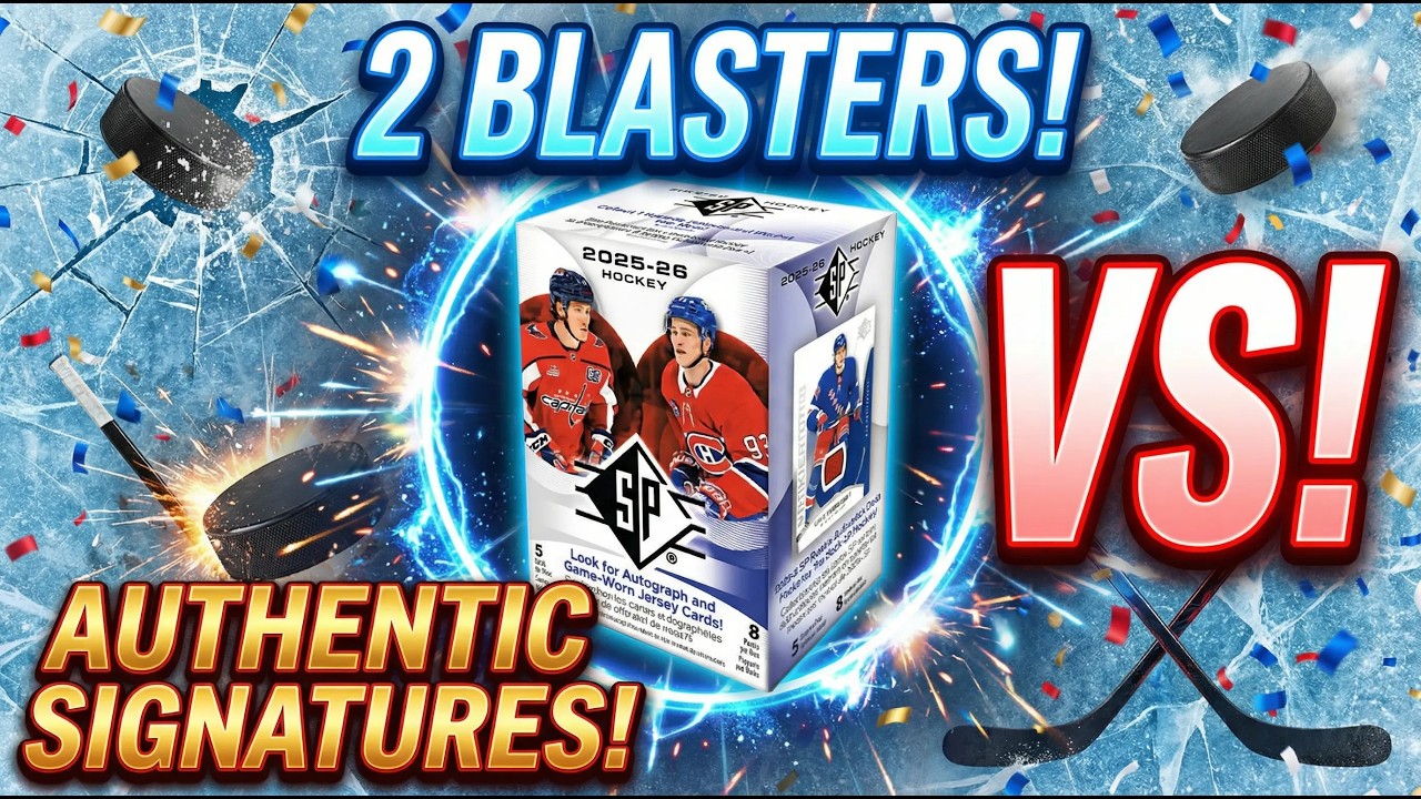 AUTO! 2025-26 SP HOCKEY 2 BLASTERS UPPER DECK HOCKEY CARDS