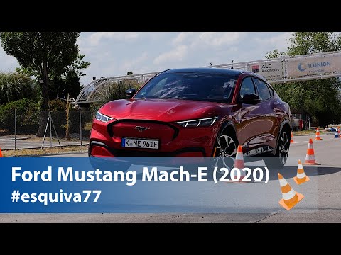 Ford Mustang Mach-E - Maniobra de esquiva (moose test) y eslalon | km77.com