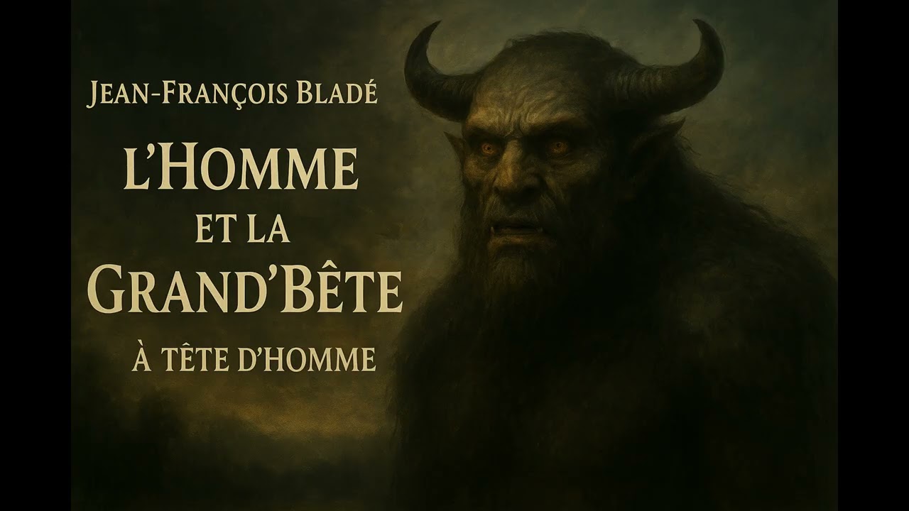 le jeune homme et la grand'bête à tête d'homme de Blade Jean François