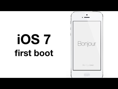 iOS 7: first boot