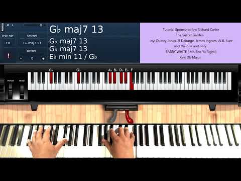 The Secret Garden By Quincy Jones Piano Tutorial Youtube