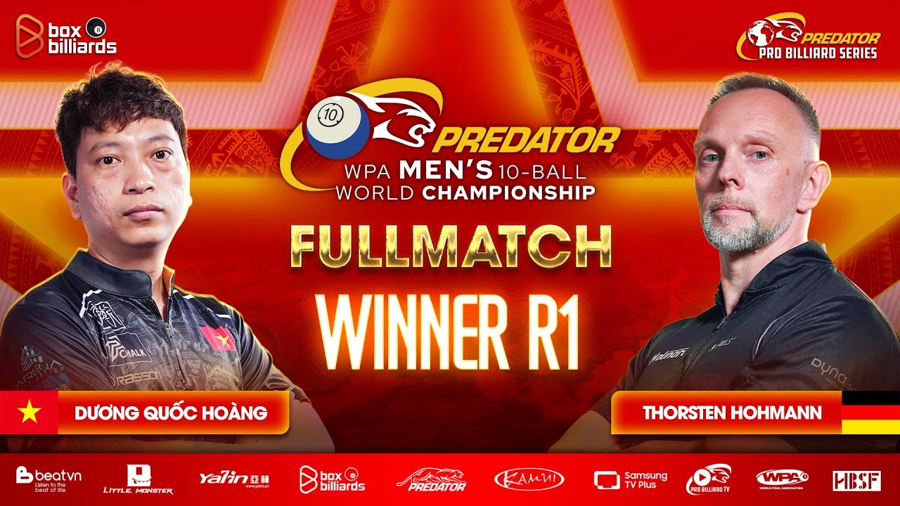 Dương Quốc Hoàng vs Thorsten Hohmann | 2025 PREDATOR WPA MEN'S 10-BALL WORLD CHAMPIONSHIP