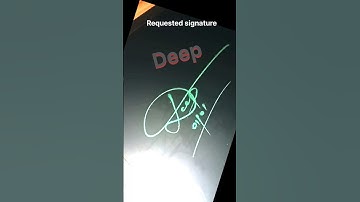 Deep name signature style #signature #shorts #foryou