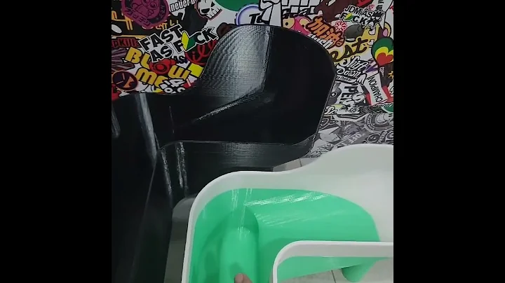 HUGE But Slim Bambu Lab Poop Bucket - Filament Waste Bin - X1 and X1 Carbon P1P P1S