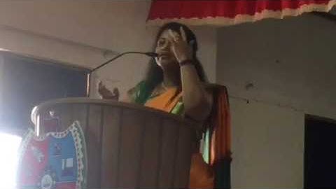 Dr. Ushaa Eswaran enlightening about skill development - Part 1